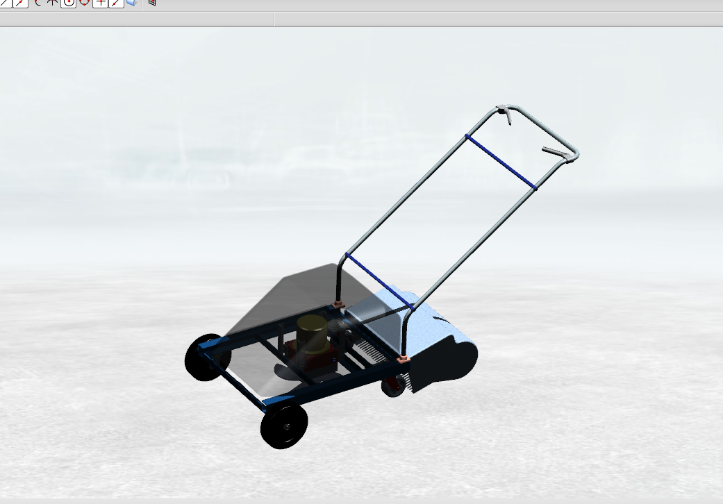电动四轮除草机结构设计（含UG三维图+CAD图纸+说明书）